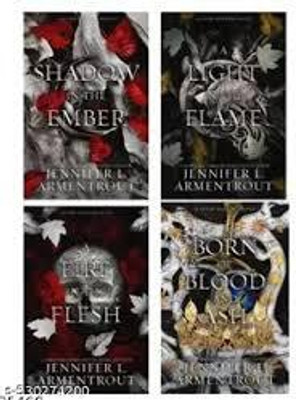 Flesh and Fire Series (4 book series) - A Shadow in the Ember, A Light in the Flame, A Fire in the Flesh, Born of Blood and Ash(Paperback, Jennifer L. Armentrout)