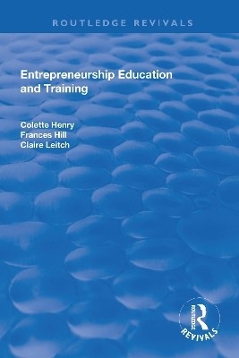 Entrepreneurship Education and Training(English, Hardcover, Henry Colette)