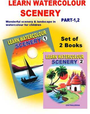 LEARN WATERCOLOUR SCENERY PART [1-2] SET(Paperback, PRASANT KAR)