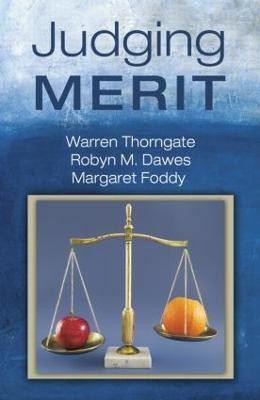 Judging Merit(English, Paperback, Thorngate Warren)