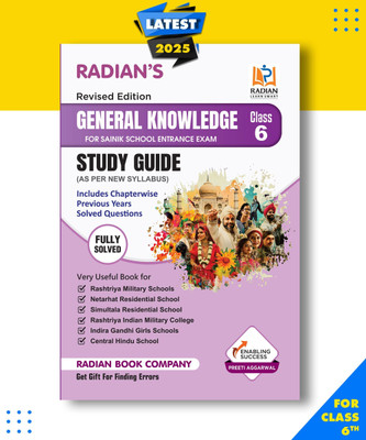 General Knowledge GK Study Guide Book for Sainik School (AISSEE), RMS and other Entrance Exam Class 6 in English 2025-2026 (Latest Edition)(English, Paperback, Preeti Aggarwal)