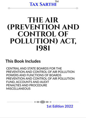 THE AIR (PREVENTION AND CONTROL OF POLLUTION) ACT, 1981 | 1st Edition 2022(English, Paperback, Tax Sarthi)