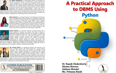 A Practical Approach to DBMS Using Python  - B5 Size(Paperback, Dr. Rupak Chakraborty, Ritama Sharma, Sohinee Mondal, Ms. Pritusna Banik)