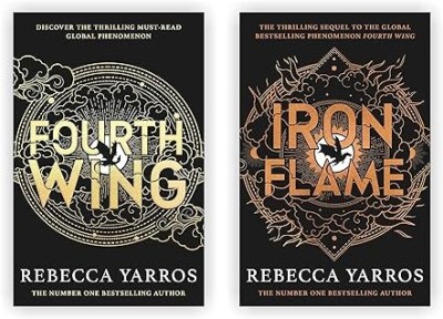 The Empyrean Series Collection 2 Books Set By Rebecca Yarros (Fourth Wing, Iron Flame)(Paperback, Rebecca Yarros)