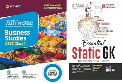 All In One Class 11th Business Studies for CBSE Exam 2024 WITH Static GK for Competitive Exams |General Knowledge ( SET OF 2 BOOKS COMBO )(Paperback, Dr. Sapna Malik)