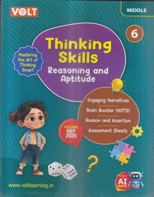 THINKING SKLLS REASONING AND APTITUDE CLASS -6(Paperback, K.P. SINGH)