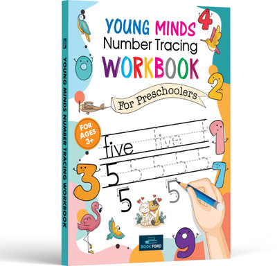 Young Minds Number Tracing Workbook For Kids(Paperback, BOOK FORD PUBLICATIONS)