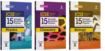 I-Succeed 15 Sample Question Papers ICSE Physics, Chemistry, Biology Class 10 2019-23 ( Set of 3 Books )(Paperback, Rajiv Pandey, Pooja Yadav, Saurav Kumar, Rakshi Bisht, Monika Thakur)