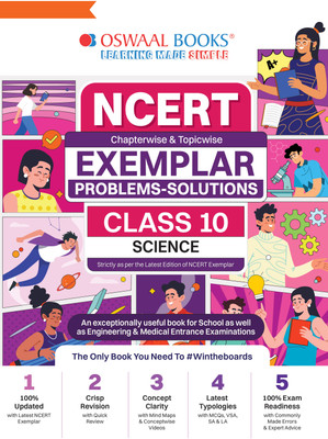 Oswaal Ncert Exemplar (Problems - Solutions) Class 10 Science Book(English, Paperback, unknown)