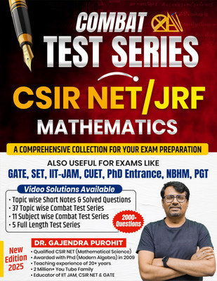 Combat Test Series CSIR-NET/JRF/Mathematics By Dr. Gajendra Purohit, GPS PUBLICATIONS(Paperback, Dr. Gajendra Purohit)