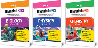 Arihant Bloom Olympiad ACE Physics, Chemistry, Biology Class 11 (Set of 3) | Comprehensive Practice Book with MCQs & Olympiad Pattern Papers | NCERT Based Guide for School Olympiads & Talent Search Exams | Latest Edition 2025(Paperback, Dhramendra Singh, Saurav Kumar, Juhi Bhatia, Nisha Jaryal)
