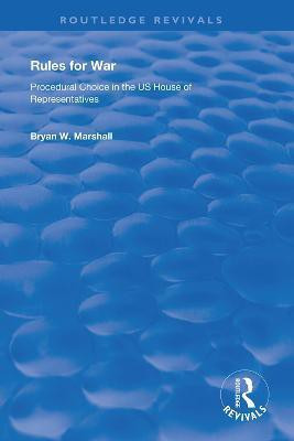Rules for War(English, Hardcover, Marshall Bryan W.)