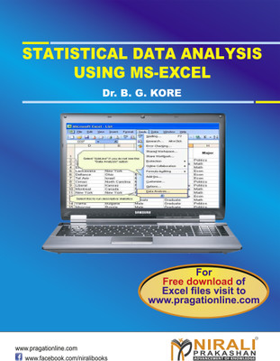 STATISTICAL DATA ANALYSIS USING MS-EXCEL(Paperback, DR B G KORE)