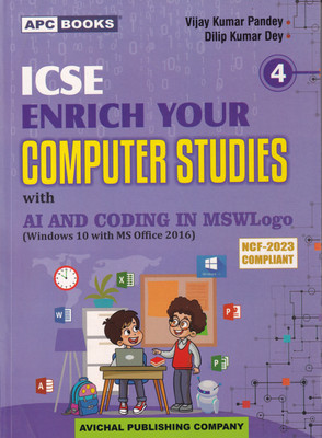 ICSE Enrich Your Computer Studies with AI and Coding in Scratchjr Class 4 (2024-25 Examination)(Paperback, Vijay Kumar Pandey, Dilip Kumar Dey)