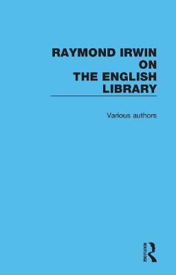 Raymond Irwin on The English Library(English, Book, Irwin Raymond)