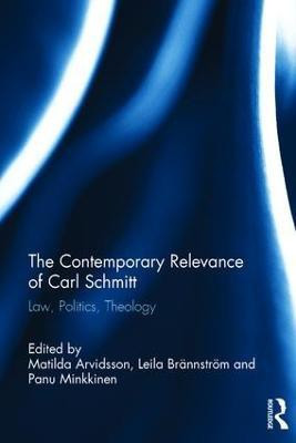 The Contemporary Relevance of Carl Schmitt(English, Hardcover, unknown)