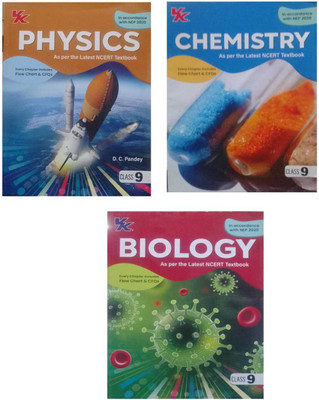 VK PUBLICATION PHYSICS , CHEMISTRY + BIOLOGY AS per the Latest NCERT Textbook CLASS 9 ( COMBO SET 3 BOOKS )(Paperback, D, C. Pandey) VK PUBLICATION PHYSICS , CHEMISTRY + BIOLOGY AS per the Latest NCERT Textbook CLASS 9 ( COMBO SET 3 BOOKS )(Paperback, D, C. Pandey)