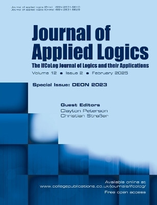 Journal of Applied Logics. The IfCoLog Journal of Logics and their Applications. Volume 12, issue 2, February 2025. Special issue(English, Paperback, unknown)