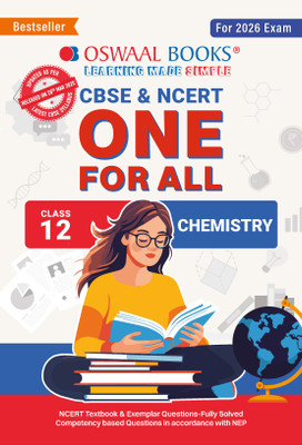 CBSE & NCERT One for All Class 12 Chemistry | For 2026 Exam(Paperback, Oswaal Editorial Board)