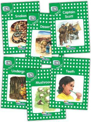 Jolly Phonics Readers, Nonfiction, Level 3  - Snakes, Deserts, Captain Scott, Underground, Mushrooms & Teeth(English, Paperback, Wernham Sara)