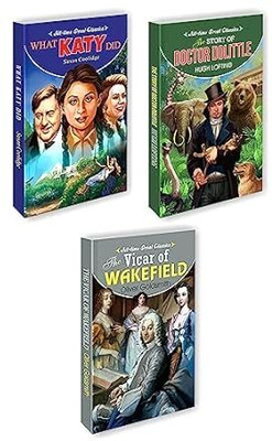 3 All time great classics (What Katy Did, The Story of Doctor Dolittle, The Vicar of Wakefield) Sawan(Paperback, Various Author)
