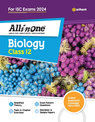 (Old Edition) Arihant All In One Class 12th Biology for ISC Exam 2024 Fifth Edition Paperback, Gitika Bhati, Rashmi Gupta Fifth Edition(Paperback, Gitika Bhati, Rashmi Gupta)