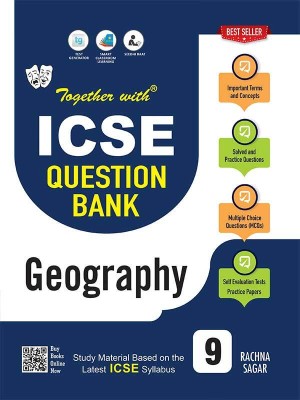 Together with ICSE Question Bank Class 9 Geography Exam 2023-24 Solved And Sample Paper Based On Latest Pattern(Paperback, Rachna Sagar)