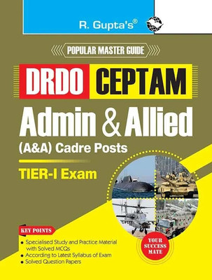 DRDO-CEPTAM: Admin & Allied (A&A) Cadre Posts (Tier-I) Exam Guide(English, Paperback, RPH Editorial Board)