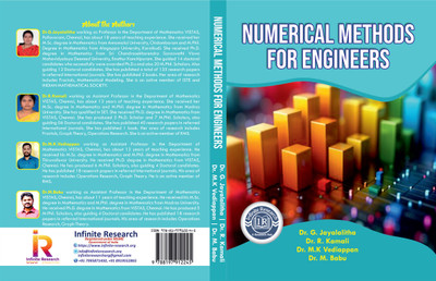 Numerical Methods for Engineers(infinite research, Dr. G. Jayalalitha,Dr. R. Kamali,Dr. M.K Vediappan,Dr. M. Babu)