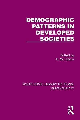 Demographic Patterns in Developed Societies(English, Paperback, unknown)