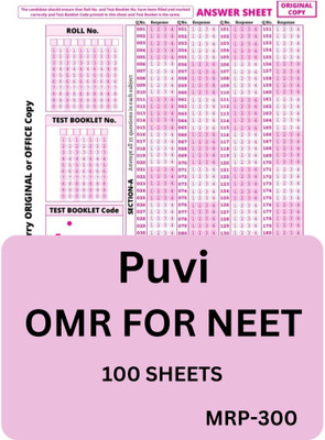 Neet Omr 100 Sheets for Practice(English, Hardcover, unknown)