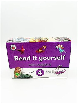Ladybird Read It Yourself Tuck Box Level 4: 8 Books Box Set (Heidi, The Little Mermaid, Peter and the Wolf, Alice in Wonderland, Pinocchio, Snow White and the Seven Dwarfs, The Wizard of Oz and More)(English, Hardcover, unknown)