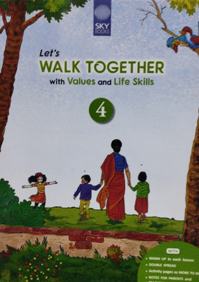 Lets walk together with values and lifeskills class 4(Paperback, Xyz)