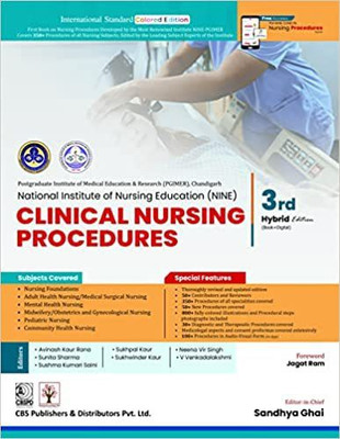 PGI NINE Clinical Nursing Procedures 3rd Hybrid Edition(Paperback, Sandhya Ghai)