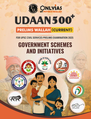 Pw Udaan 500+ (Prelims Wallah Current) Government Schemes(English, Hardcover, unknown)