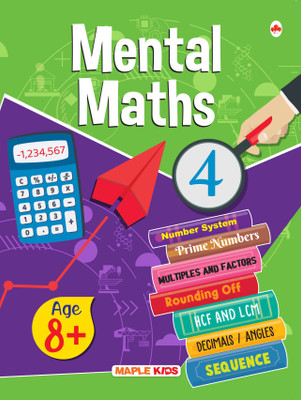 Mental Maths - Mathematics Activity Book 4 for Class 4+(English, Paperback, unknown)