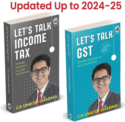 Lets Talk Income Tax | Lets Talk GST | CA Umesh Sharma | Combo Gift Pack Set | Latest Updated Edition | Tax Law Manual Book in English | Money Books | Goods and Services Taxation Practical Guide | Ready Reckoner Handbook | Financial Knowledge Management Made Easy | Master Indirect Taxes G S T Techni Lets Talk Income Tax | Lets Talk GST | CA Umesh Sharma | Combo Gift Pack Set | Latest Updated Edition | Tax Law Manual Book in English | Money Books | Goods and Services Taxation Practical Guide | Ready Reckoner Handbook | Financial Knowledge Management Made Easy | Master Indirect Taxes G S T Techni