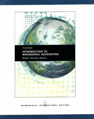 Introduction to Managerial Accounting,Year 2006(Paperback, de Brewer)