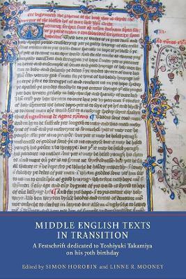 Middle English Texts in Transition(English, Hardcover, unknown)