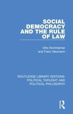 Social Democracy and the Rule of Law(English, Paperback, Kirchheimer Otto)