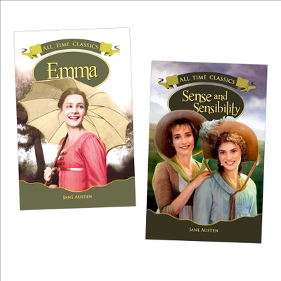 Best of Jane Austen | Emma, Sense and Sensibility | Set of 2 Books(Paperback, Pinwheel Books)