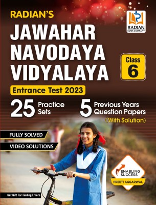 Jawahar Navodaya Vidyalaya (JNV) 25 Practice Set with 5 Solved Papers Entrance Exam 2023 for Class 6 (English Medium)(Paperback, Radian Book Company)