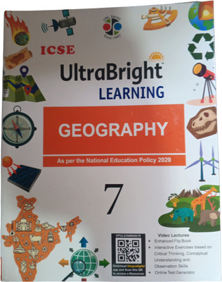 Icse Ultra Bright learning geography 7(Pepper back, Dr bina biswas)