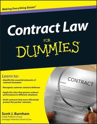 Contract Law For Dummies(English, Paperback, Burnham Scott J.)