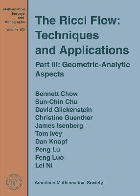 The Ricci Flow: Techniques and Applications(English, Hardcover, Chow Bennett)