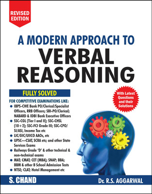A Modern Approach to Verbal Reasoning  - Includes Latest Questions and their Solutions(English, Paperback, unknown)