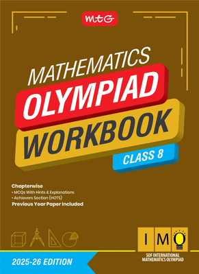 MTG International Mathematics Olympiad (IMO) Workbook Class 8 - Chapterwise Previous Year Solved Paper & Achievers Section - SOF Olympiad Books For 2025-26 Exam(Paperback, MAHABIR SINGH)