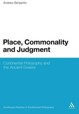 Place, Commonality and Judgment(English, Hardcover, Benjamin Andrew)