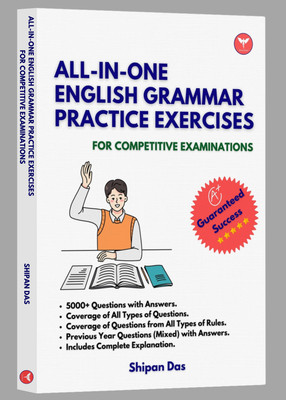 All in One English Grammar Practice Exercises for Competitive Examinations(Paperback, Shipan Das)