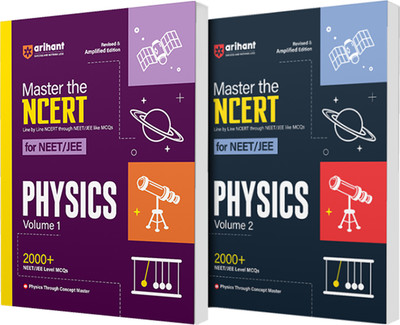 (Old Edition) Arihant Master The NCERT For NEET /JEE 2025 Physics Volume-1&2 | 2000+ MCQ | Revised & Amplified Edition | Line By Line NCERT Through NEET/JEE Like MCQs(Paperback, Keshav Mohan , Dharmendra Singh , Sunny Kumar) (Old Edition) Arihant Master The NCERT For NEET /JEE 2025 Physics Volume-1&2 | 2000+ MCQ | Revised & Amplified Edition | Line By Line NCERT Through NEET/JEE Like MCQs(Paperback, Keshav Mohan , Dharmendra Singh , Sunny Kumar)